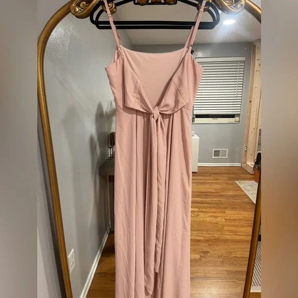 chinese dress ladies Bella Maxi Dress, in Lavender Luxe Satin, Size: Large | Show Me Your Mumu main image 0